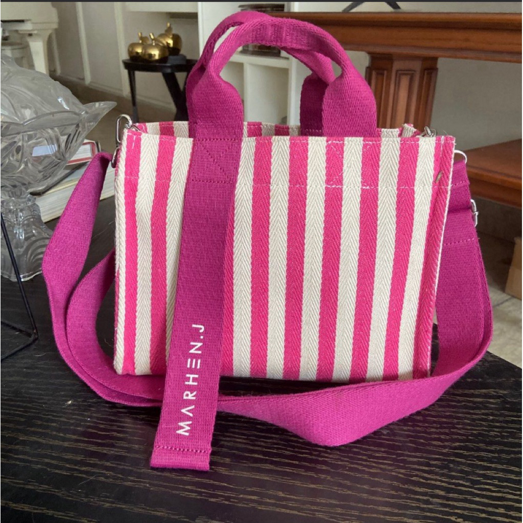 tas Marhen j pink Preloved