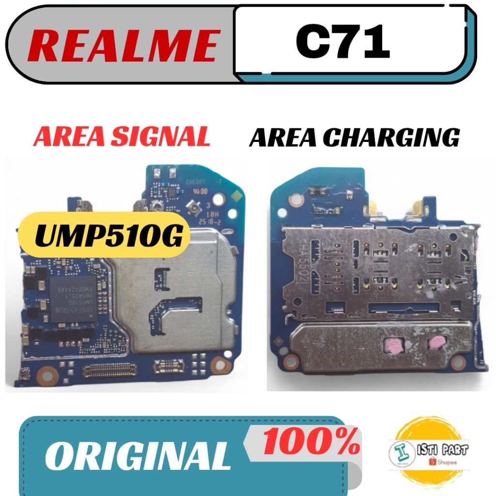 MESIN REALME C71 AREA CHARGING+AREA SIGNAL IC POWER UMP510G FRESH IC CAS REALME C71