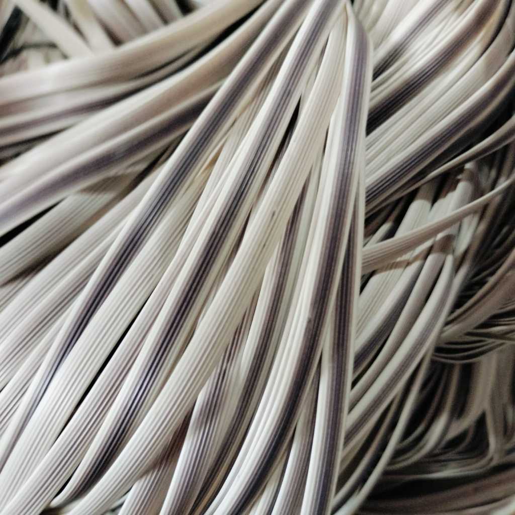 Bahan anyaman rotan plasti/sintesis meteran / bahan lesio sintesis / tali rotan