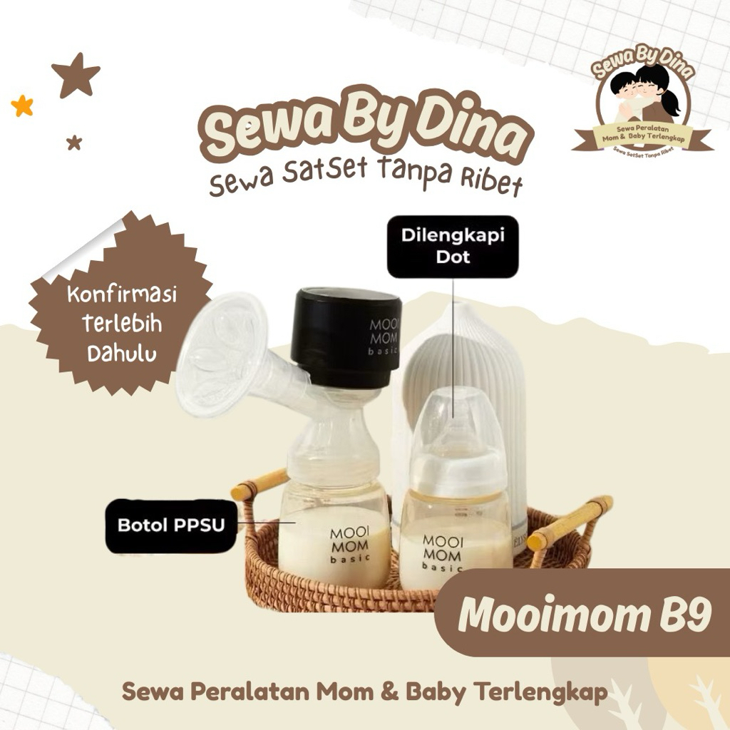 SEWA POMPA ASI MOOIMOM B9 POMPA ASI ELEKTRIK HISAPAN KUAT