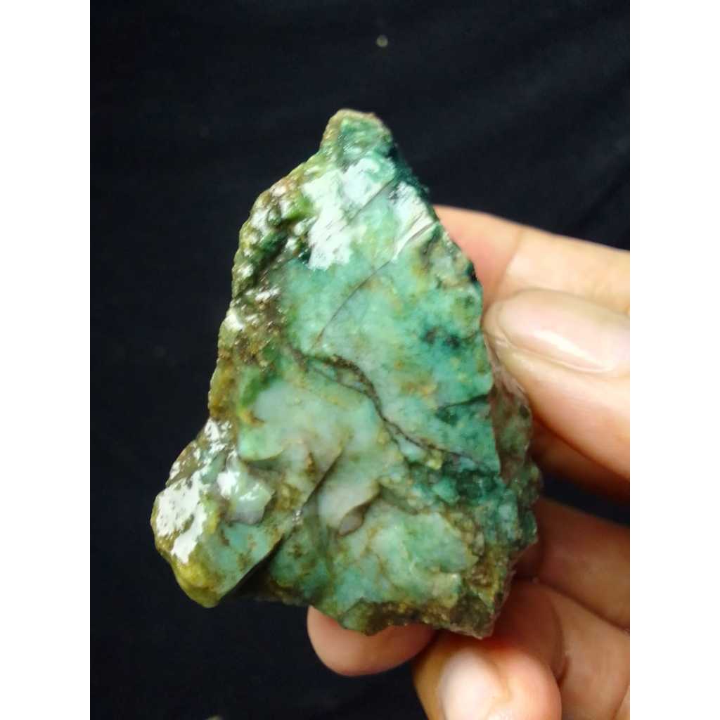 [BISA COD] BAHAN BATU AKIK IJO GARUT ASLI NATURAL DARI ALAM