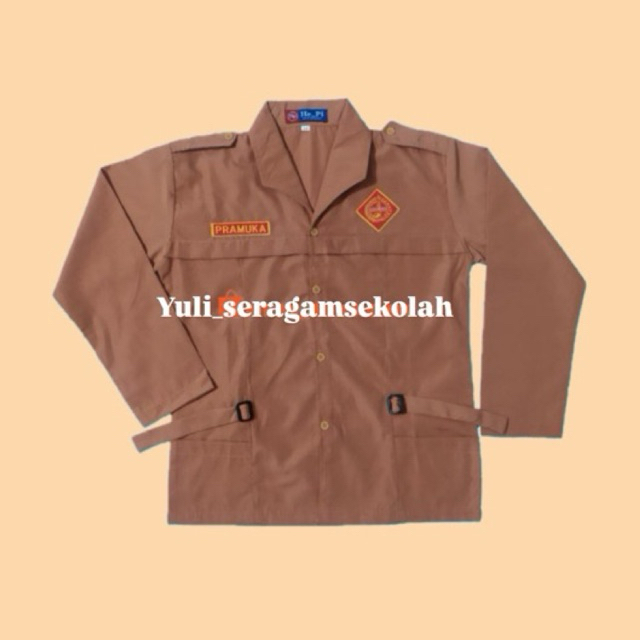 Baju Pramuka SD Cewe Lengan Panjang