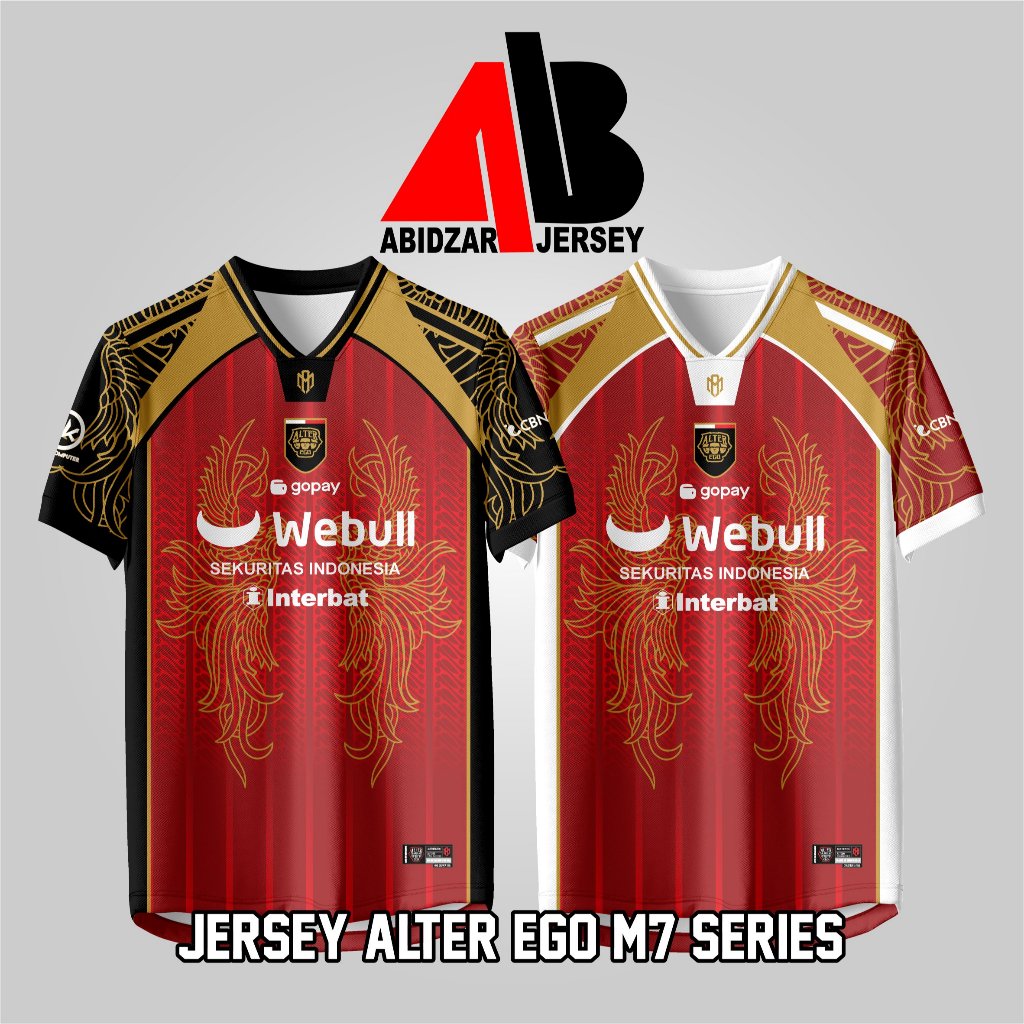 Jersey Alter Ego 2026 Baju Kaos AE M7 terbaru Full Printing