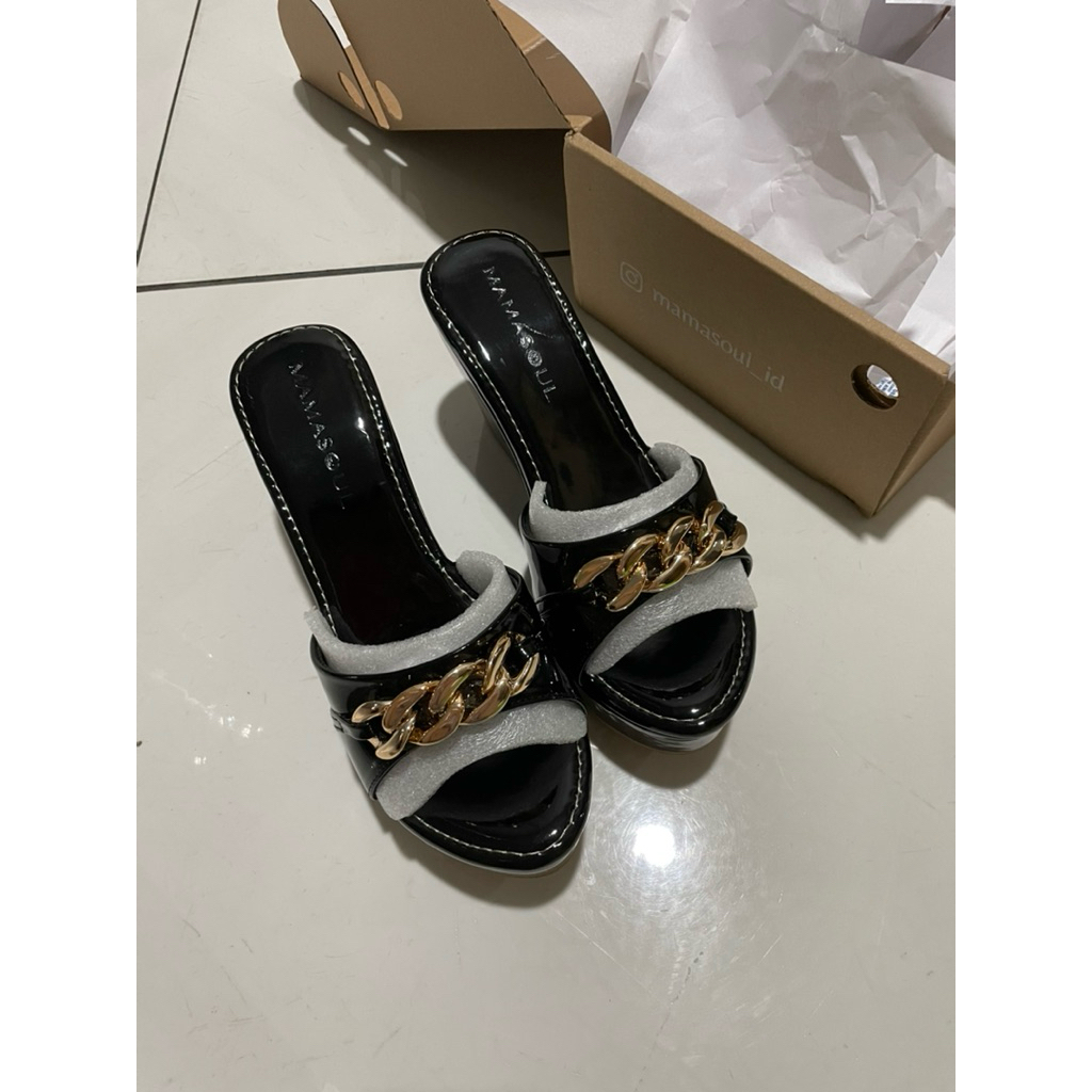 MAMASOUL - NEW Meghan Jet Black Size 36