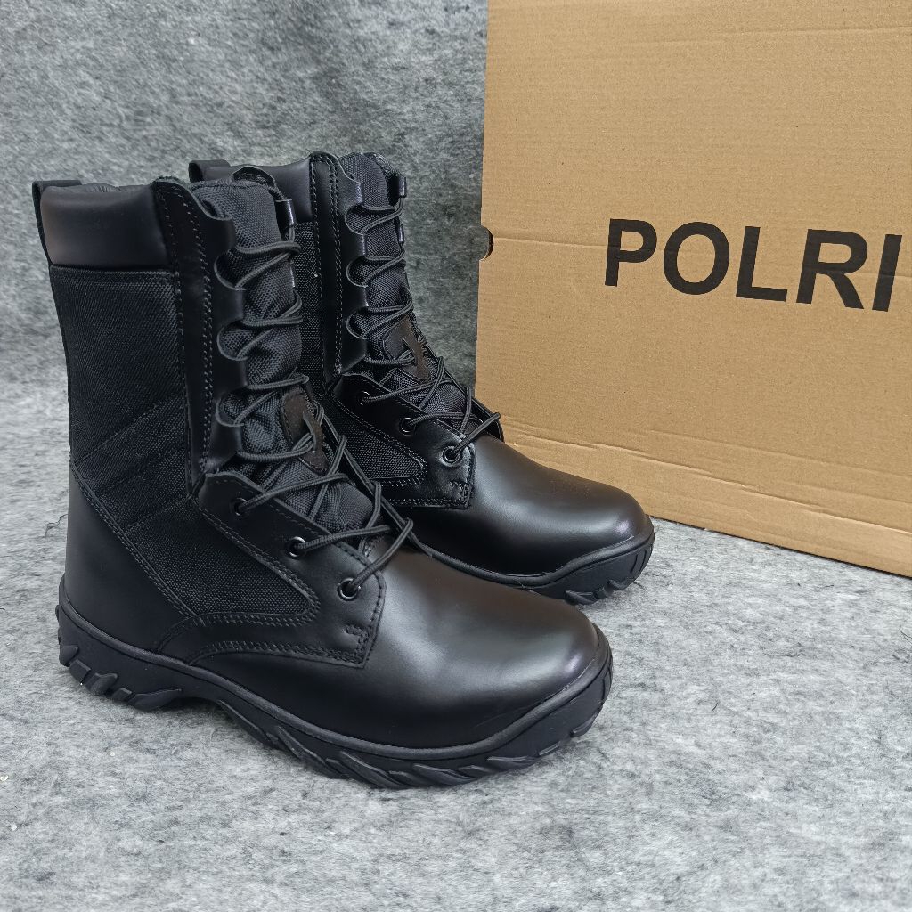 Sepatu PDL Hitam jatah Polri 2023 / Sepatu PDL Hitam Jatah Polri