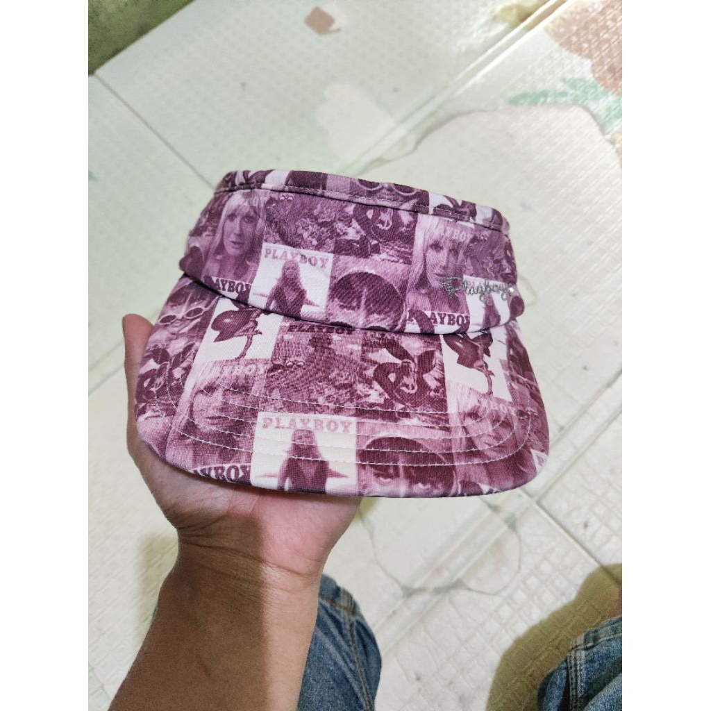 Topi golf topi bolong playboy