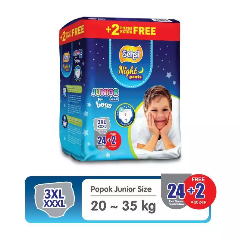 SENSI NIGHT PANTS 3XL-4XL