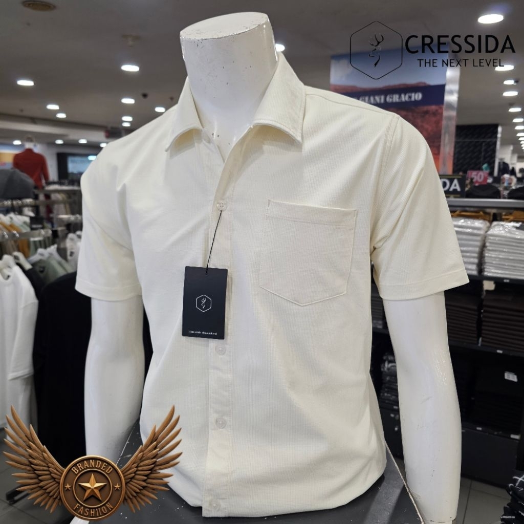 CRESSIDA KEMEJA LENGAN PENDEK 3625L135S CREAM