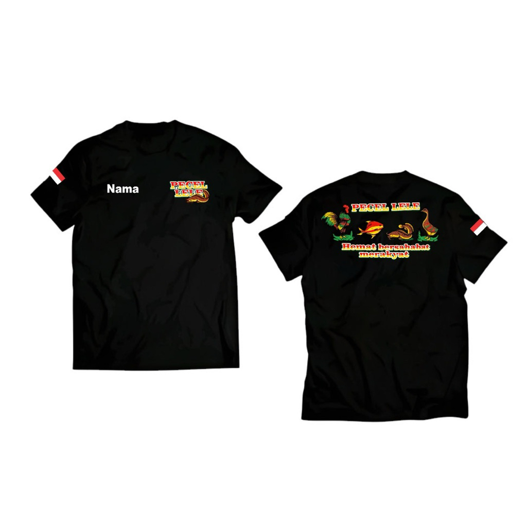 KAOS SABLON PECEL LELE HEMAT BERSAHABAT T-SHIRT UNISEX ADEM SANTAI