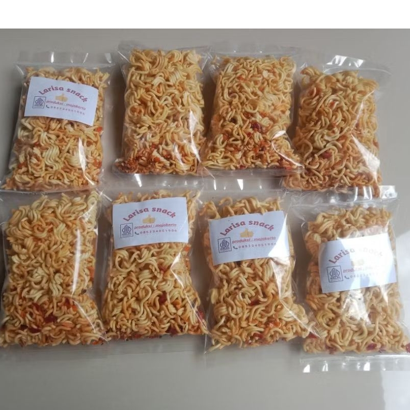 Mie kremes, Mie jadul rasa pedas asin mie goreng premium