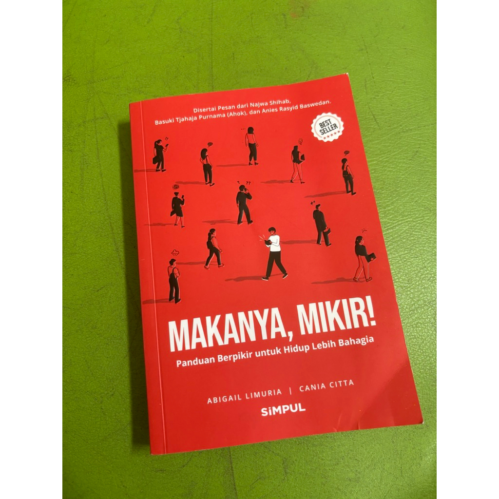 Preloved second like new book buku bekas seperti baru Makanya Mikir Panduan Berpikir untuk Hidup Leb