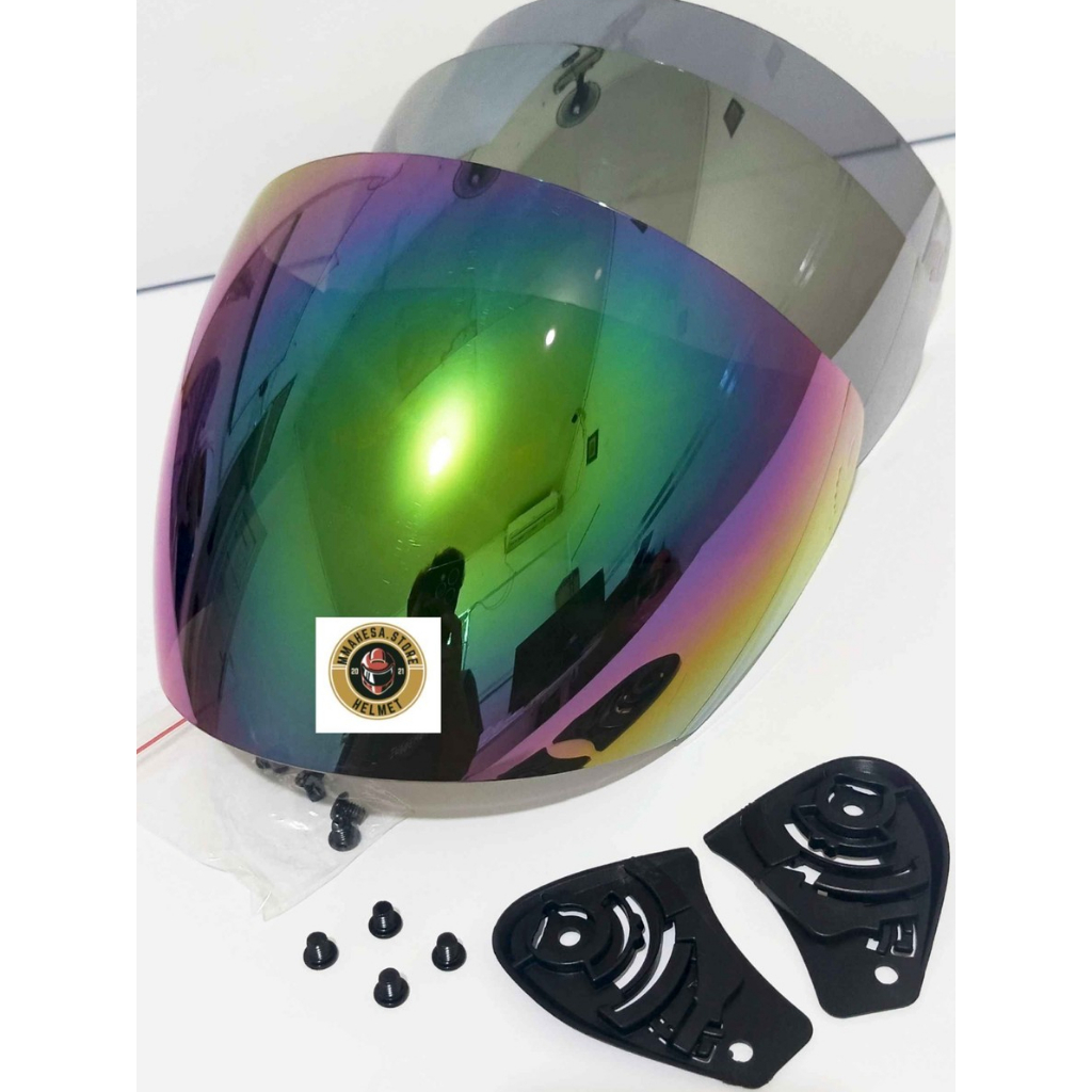 KACA HELM INK CENTRO HITAM/BENING PNP KYT DJ MARU / Kaca Helm Ink Centro