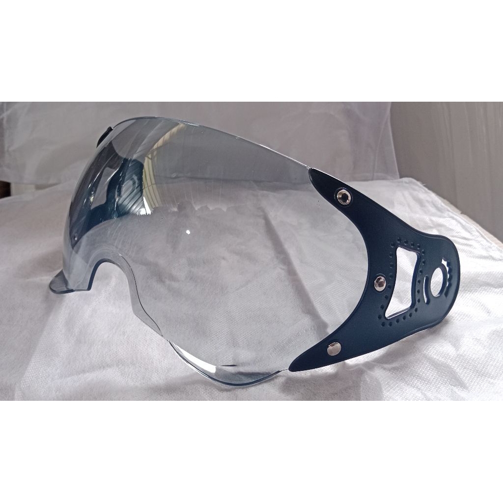 Kaca helm pilot/helm Bip plast tanpa baut pengunci