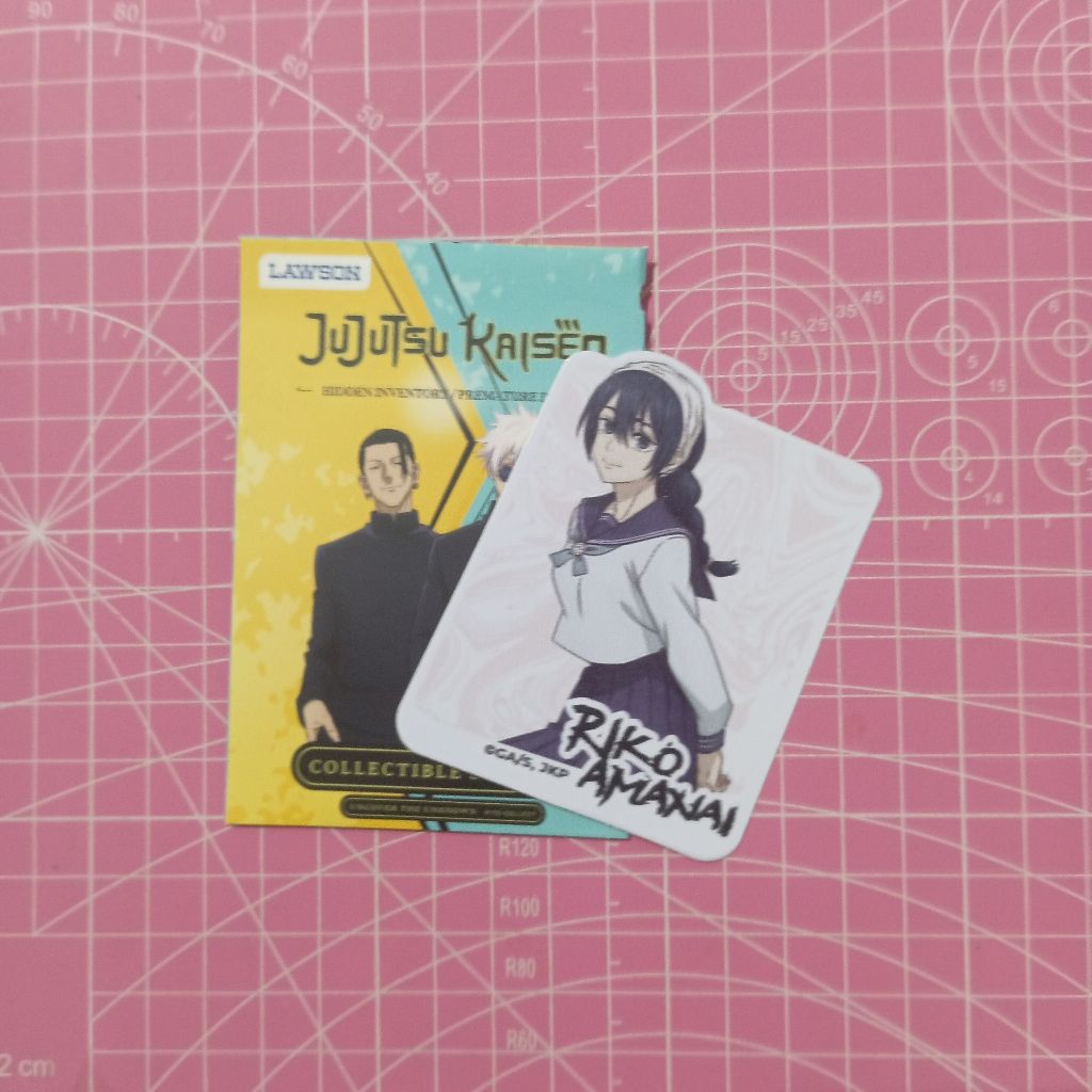 [Unsealed] Lawson x Jujutsu kaisen stickers Riko amanai