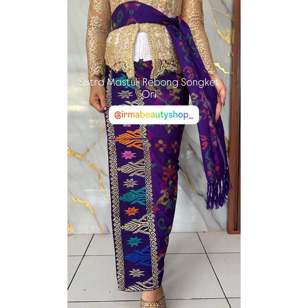 Ready Sutra Mastuli Rebong songket ori