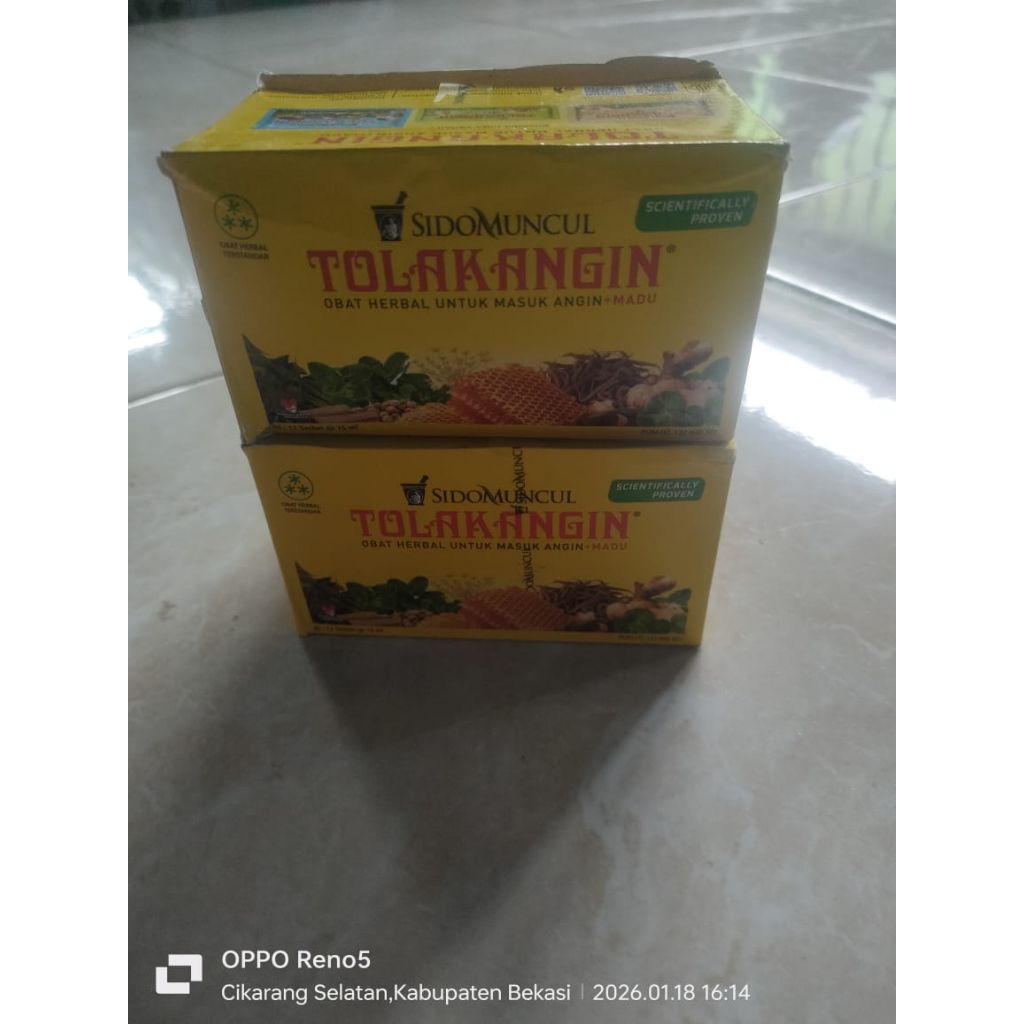 TOLAK ANGIN MADU DAN TOLAK ANGIN BATUK