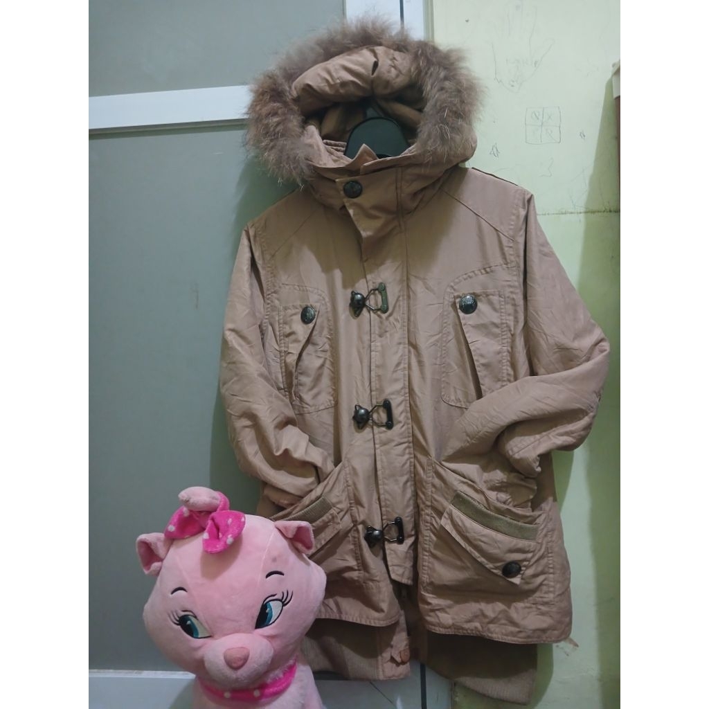 Y2k CLUB Jacket Grunge Fur Raccoon Like SLY