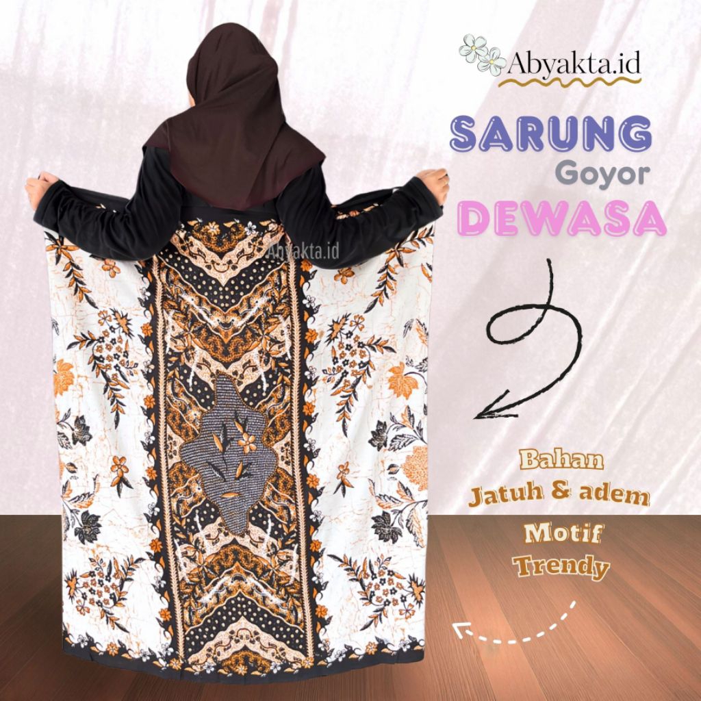 TERBARU SARUNG GOYOR DEWASA SARUNG BATIK DEWASA MOTIF LASEMAN
