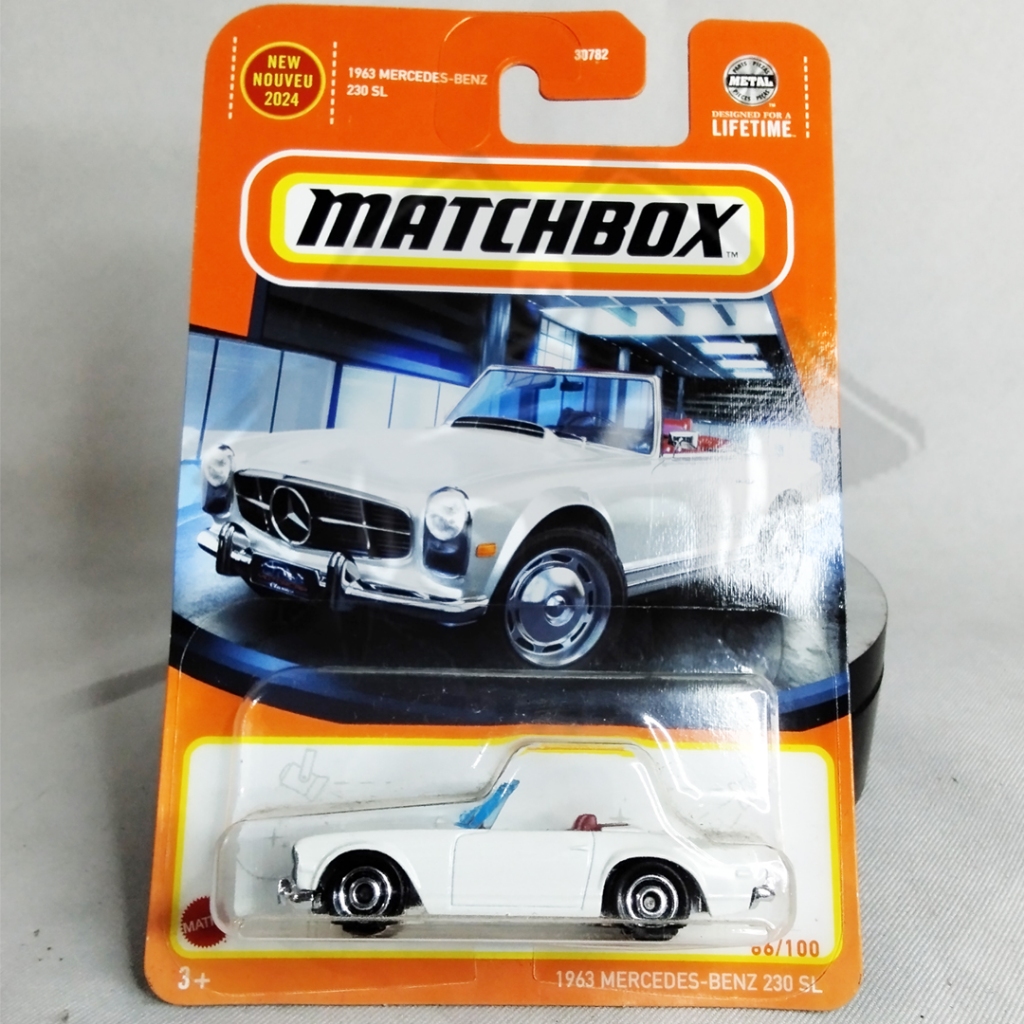 DIECAST MATCHBOX REAL CARS 1963 MERCEDES-BENZ 230 SL, MATCHBOX MERCEDES BENZ