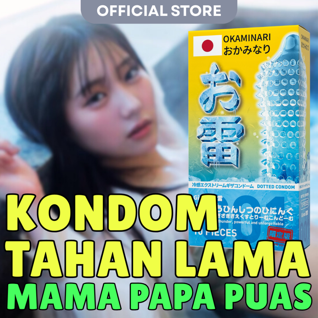 Kondom 001 Gerigi Premium Tahan Lama DIngin Panas Prangsang COD Instan Privasi