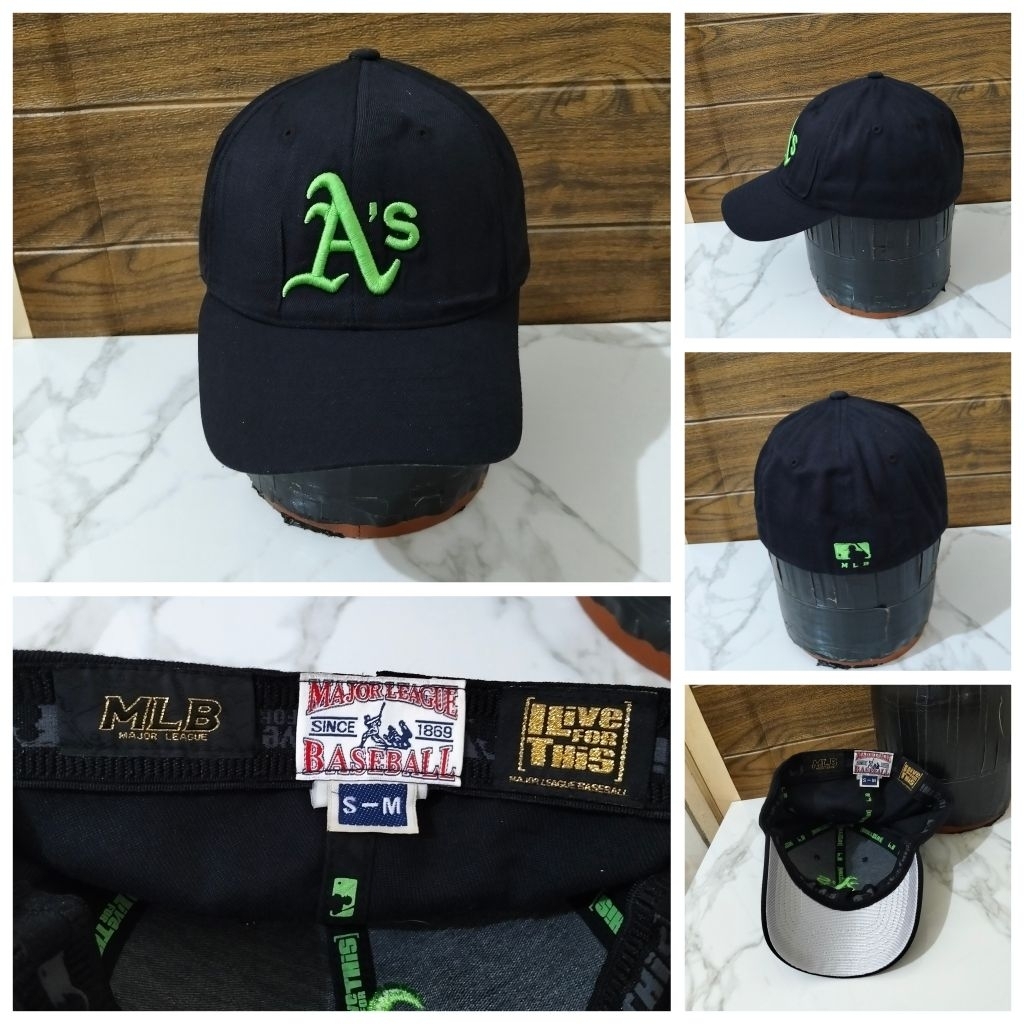 TOPI SECOND CAP FITTED MLB AS
