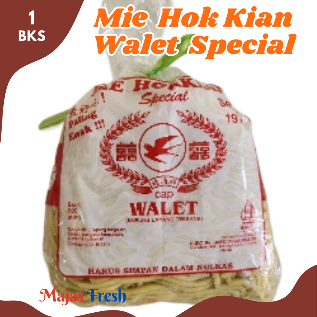 MIE HOKKIAN Lomie Basah Special Cap Walet Segar - Mie Lomie Hokian Hok Kian / Hokkien / Hokkien Mee 