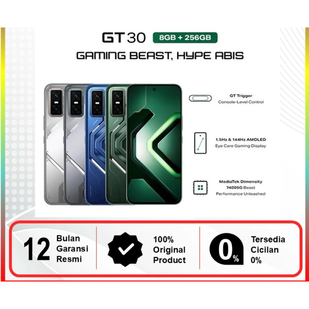 Infinix GT 30 5G 8/256 GB