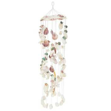 KAP LAMPU KERANG IMP / HIASAN KERANG RENTENG / GANTUNGAN HIASAN KERANG/HIASAN KAP LAMPU KERANG AESHT