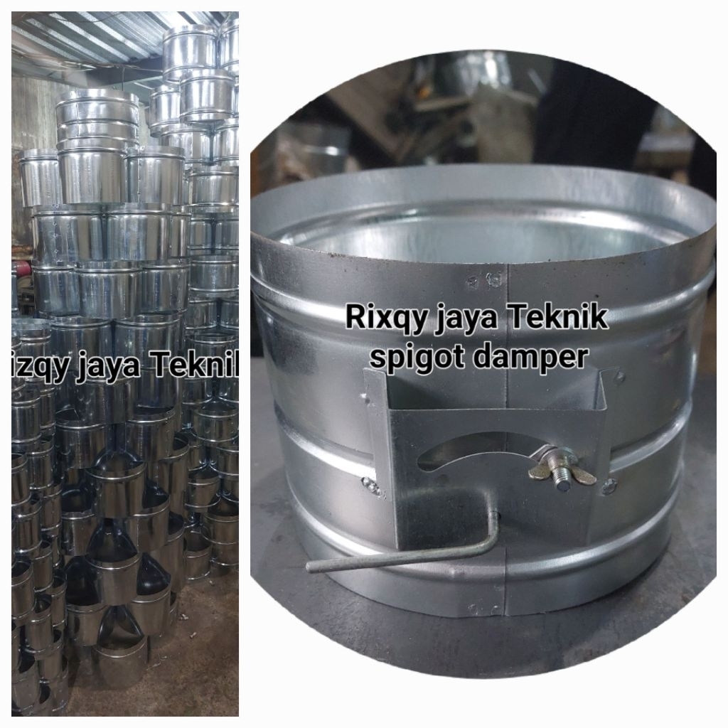 spigot damper/ducting/ Ac