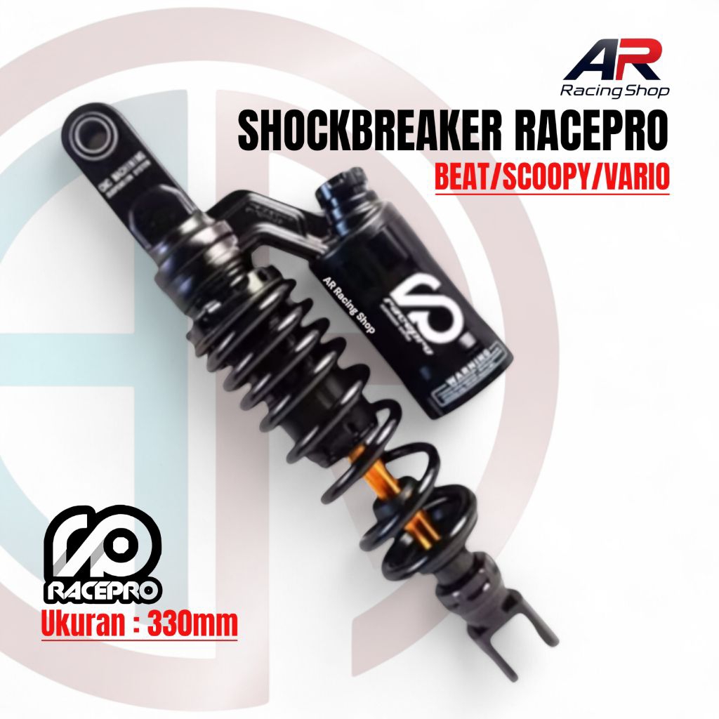 SHOCK BREAKER SUSPENSI BELAKANG 330MM VARIO BEAT SCOOPY GENIO SHOCK TABUNG 330 MM SHOCK BELAKANG ORI