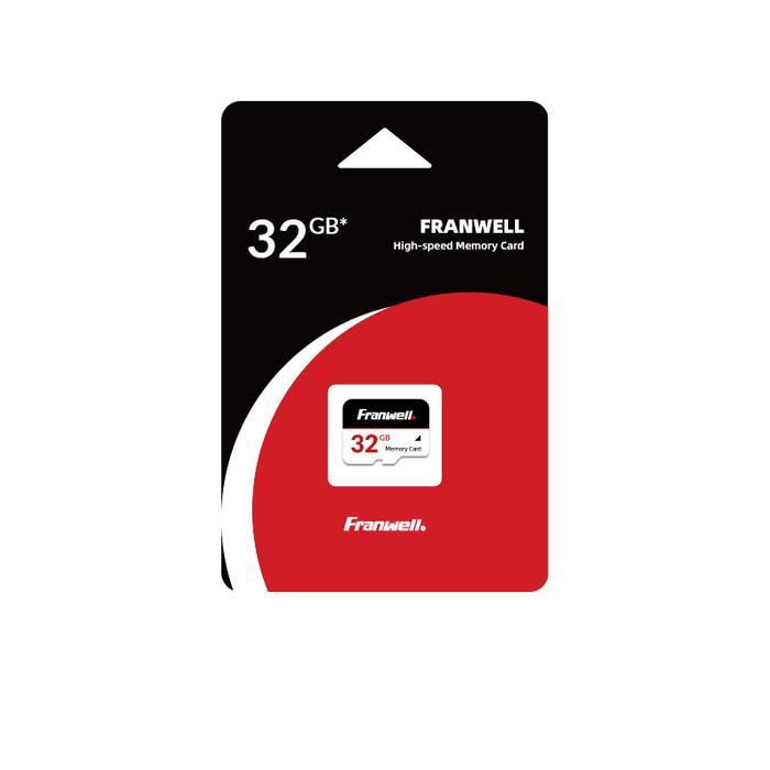 Franwell MicroSD 32GB Class 10 | Memory Card 32GB | Micro SD HP Kamera CCTV
