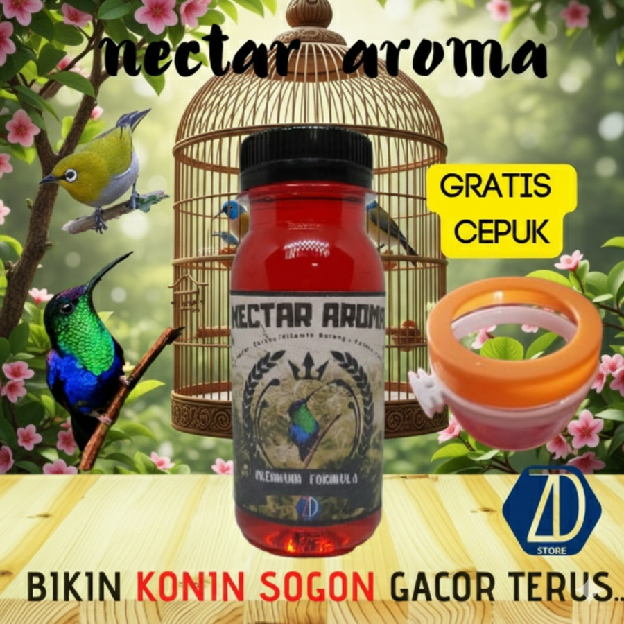 Nektar Burung Madu Premium Pakan Cair Bergizi untuk Burung Pemakan Nektar