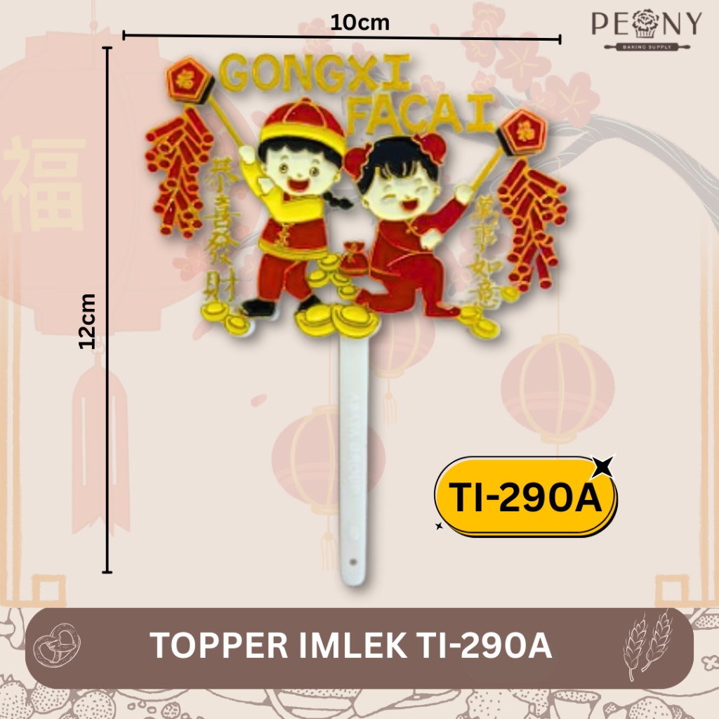 TOPPER KUE IMLEK/TOPPER KUA UNTUK IMLEK/TOPPER IMLEK