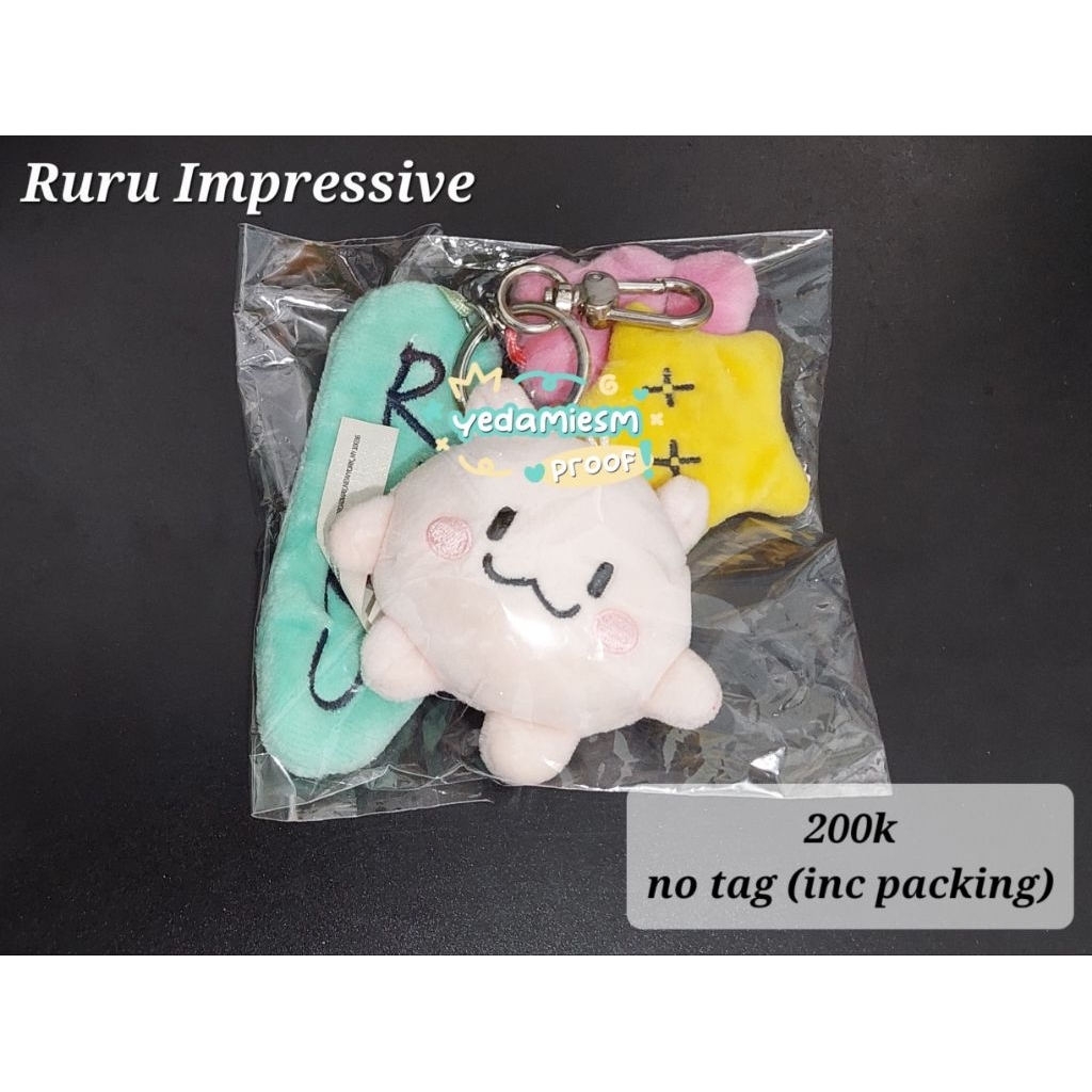 [READY STOCK INA SIAP KIRIM] OFFICIAL TRUZ RURU BC KR TATTON MASCOT SNACK ANGEL DRAGON PLANET KEYRIN