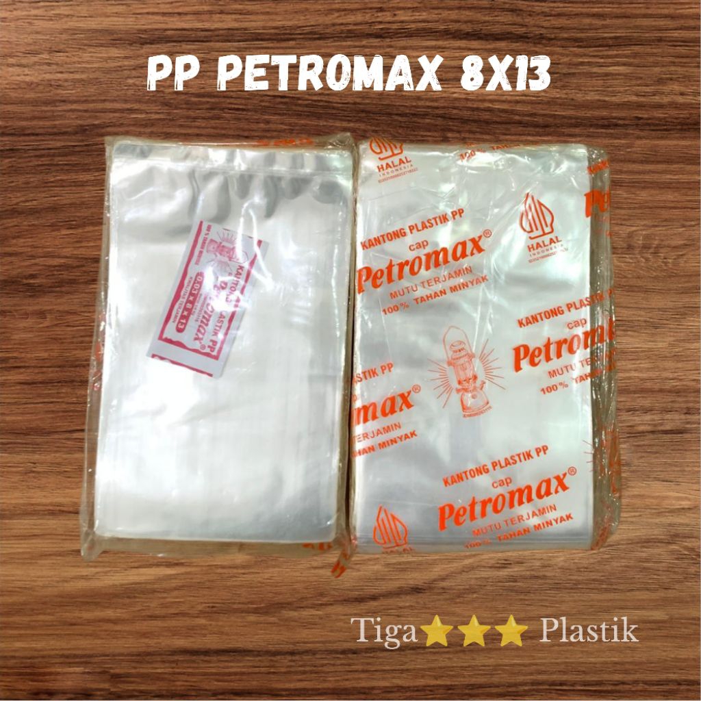 Plastik PP Bening Petromax 8x13