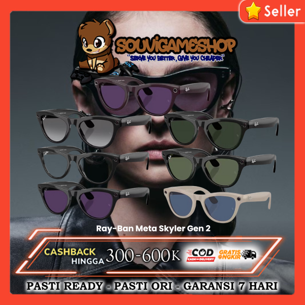 Kacamata Pintar Ray-Ban x  META SKYLER AI SUNGLASSES GEN 2
