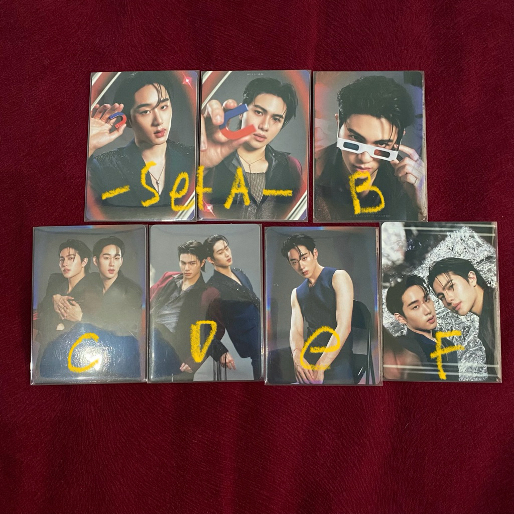 PC PHOTOCARD CC COLLECTIBLE CARD WILLIAMEST WILLIAM EST MAGNETIC FANCON GMMTV OFFICIAL