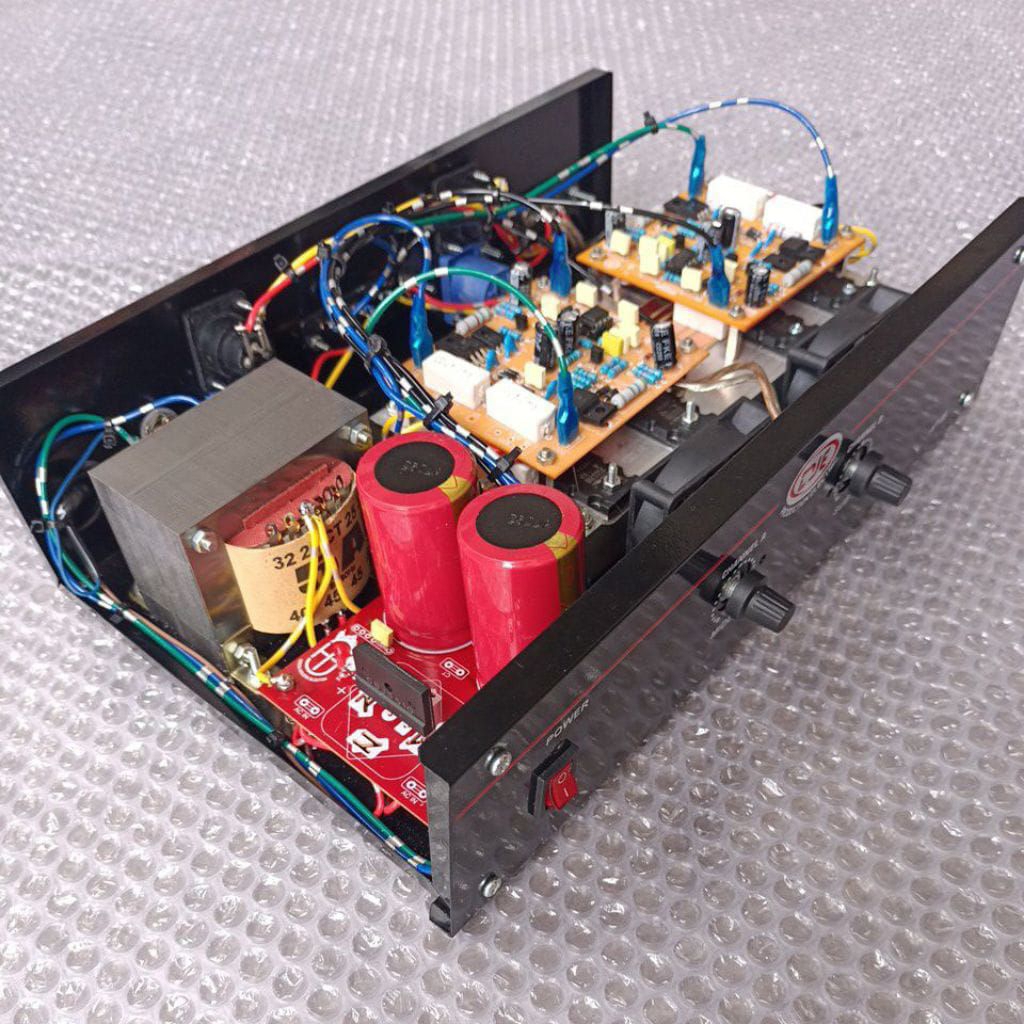 POWER AMPLIFIER RAKITAN 2 CHANEL TRAFO 10A CT 45