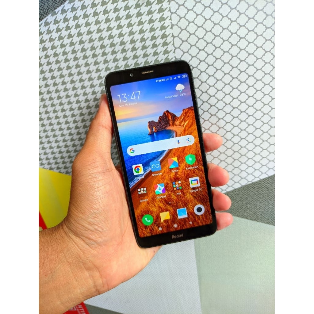 REDMI 7A RAM 2GB/16GB SECOND RESMI BERGARANSI DAN BISA RETUR YA