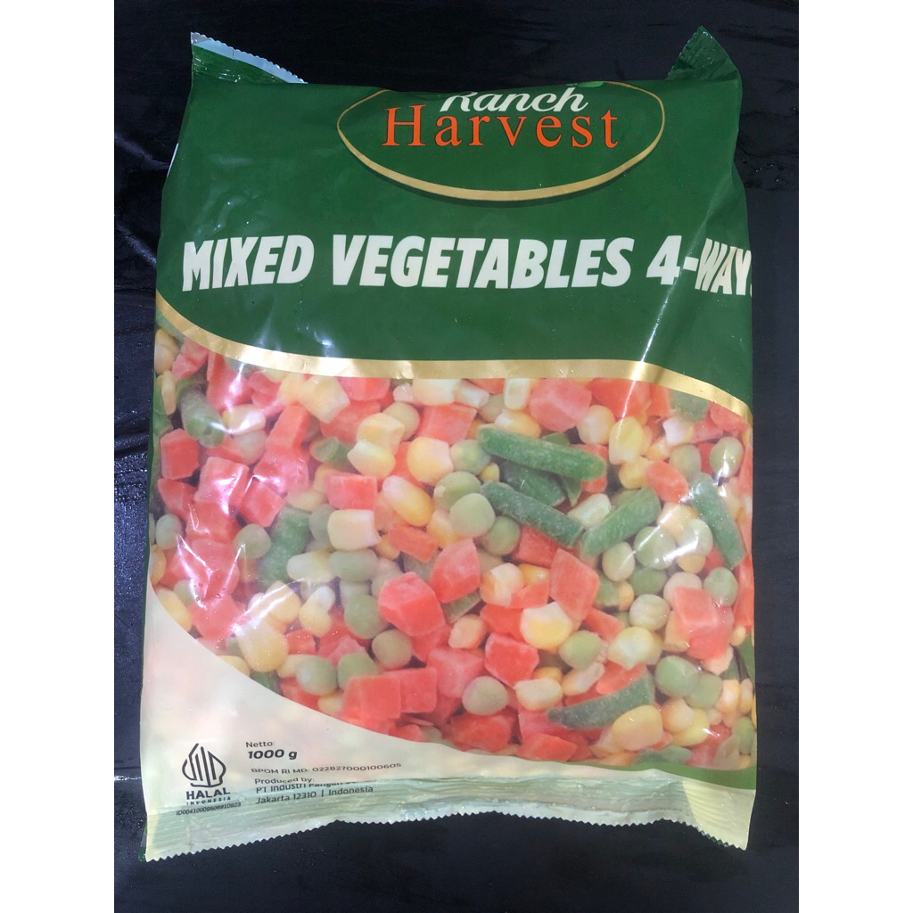 MIX VEGETABLES 4-WAY 1000gram