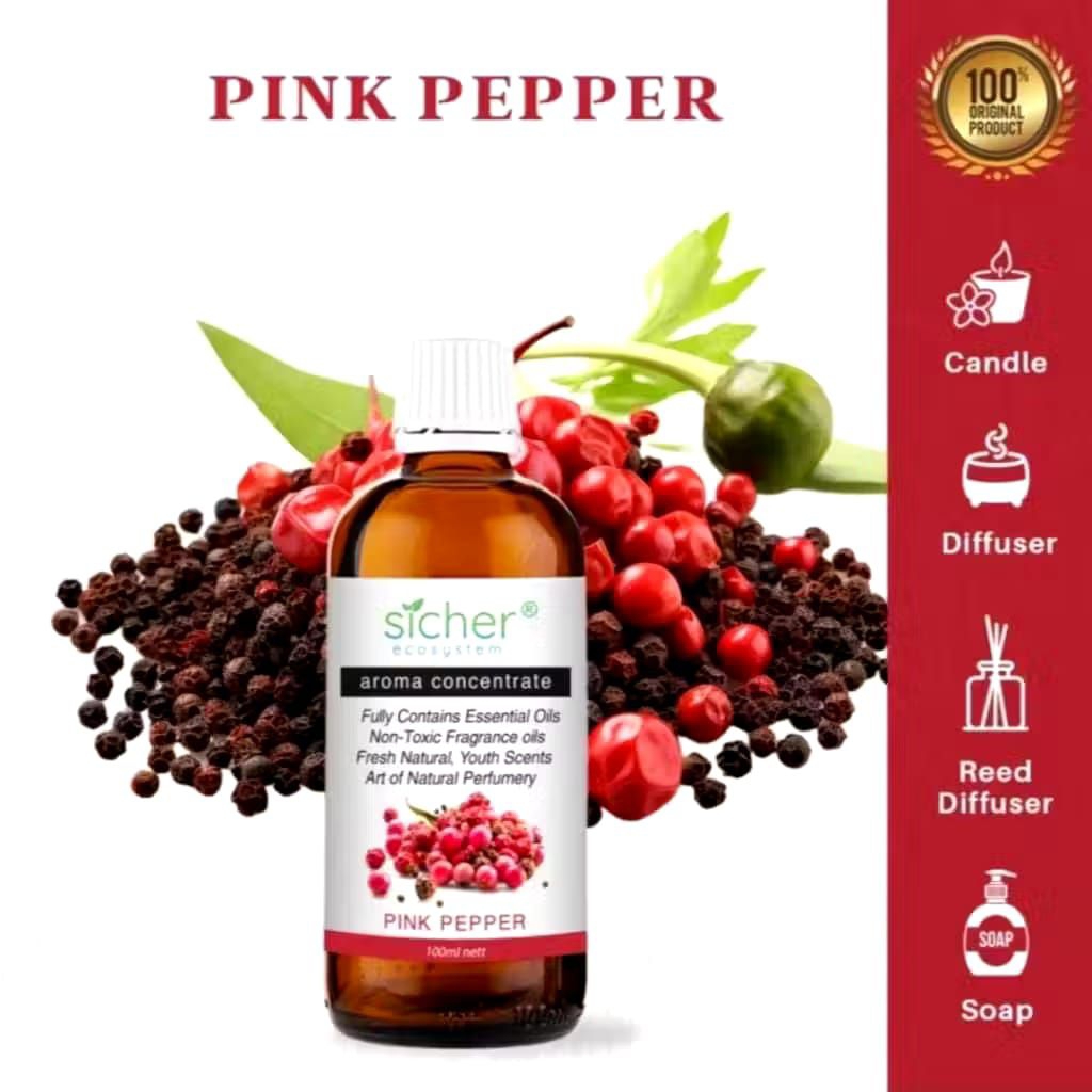 Pink Pepper - Sicher Fragrance Oil / Aroma Concetrate/ Minyak Aromaterapi