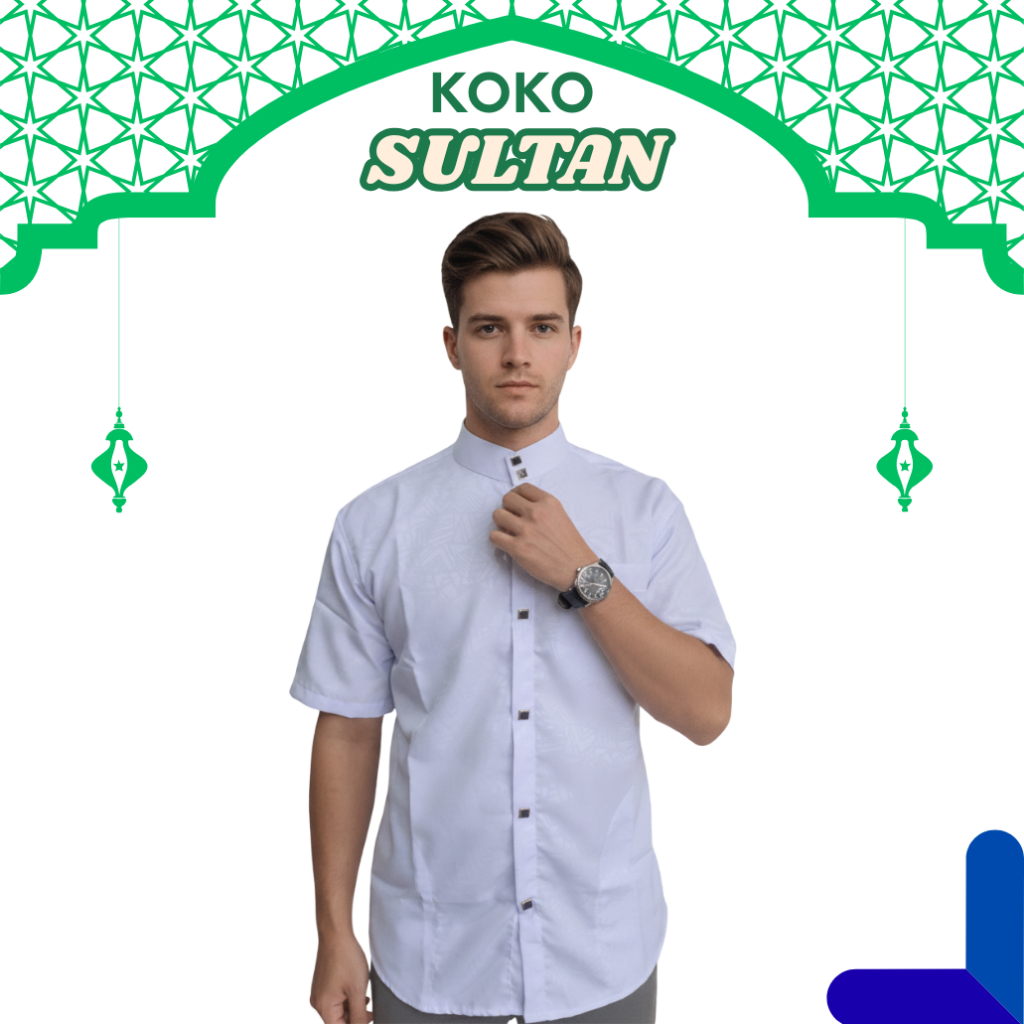 Baju Muslim Koko Sultan Pria Dewasa Premium