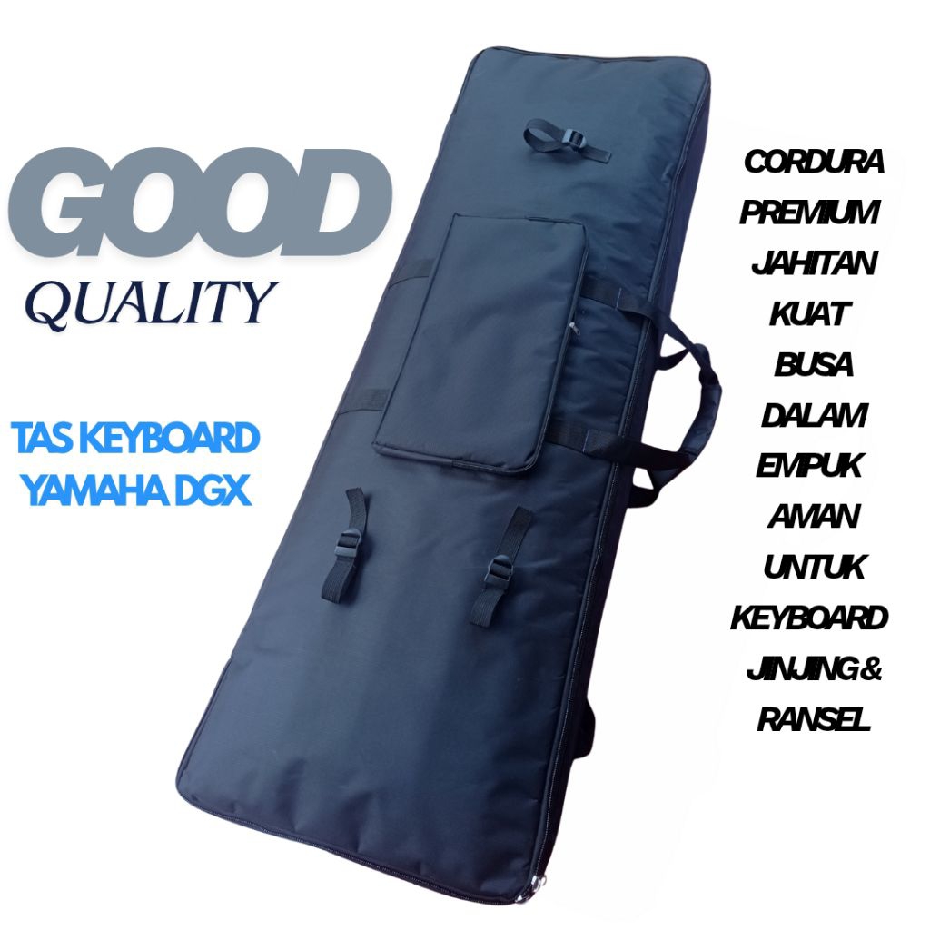 Tas Keyboard Yamaha DGX 660 Cordura Premium Gigbag Softcase Sarung Keyboard Bungkus Keyboard Cover K