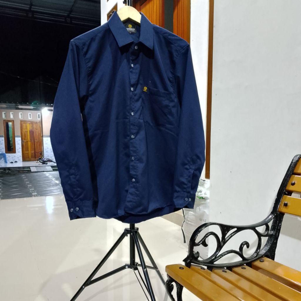 TOYOBO KEMEJA HEM BAJU POLOS PRIA TOYOBO ELEGAN FORMAL CASUAL LENGAN PANJANG