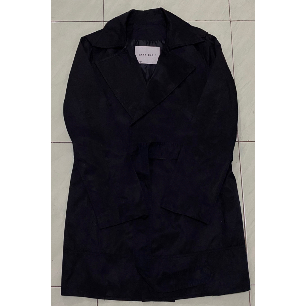 Coat Branded Zara (Hitam) / Coat Zara / Coat Branded