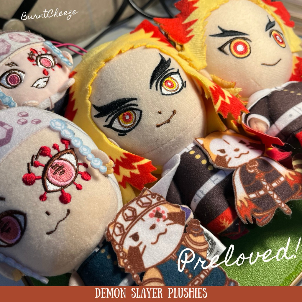 Demon slayer plush rengoku uzui plushie (preloved)