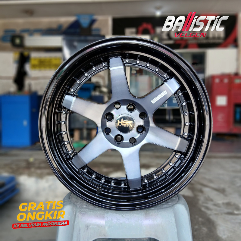 Velg Ring 17 Mobil Yaris Jazz Vios City Velg Mobil HSR BORGO 8081 R17 Celong PCD 4X100 4X114,3