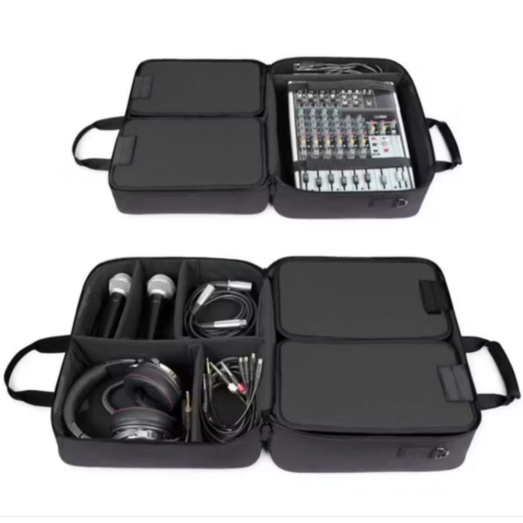 Tas Power Mixer Dj Tas Alat Musik Dj 2in1Tas Peralatan Musik