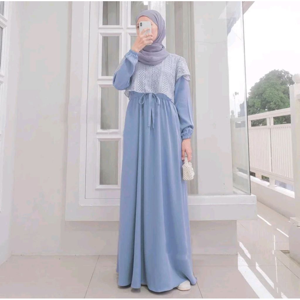 Gamis brukat mewah|gamis brukat|gamis brukat kondangan|gamis wanita