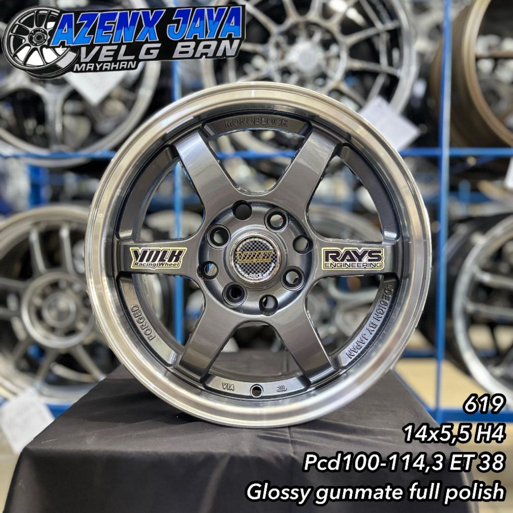 velg mobil TE37 R14